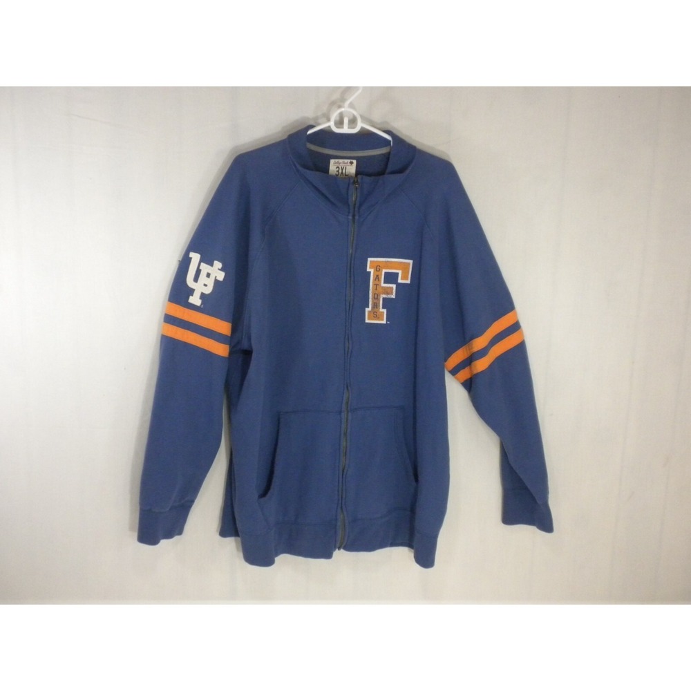 Florida Gators Sweatshirt Mens 3XL Blue‎ Varsity Zip Up College Football Swamp